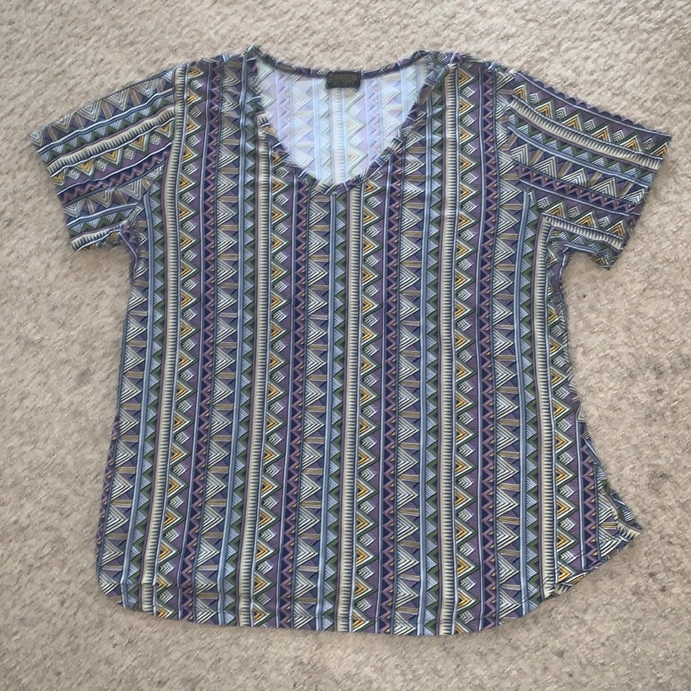 Women’s Short Sleeve T-Shirt Top Size 1X - Picture 3 of 10
